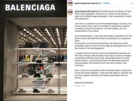 balenciaga campaign response.